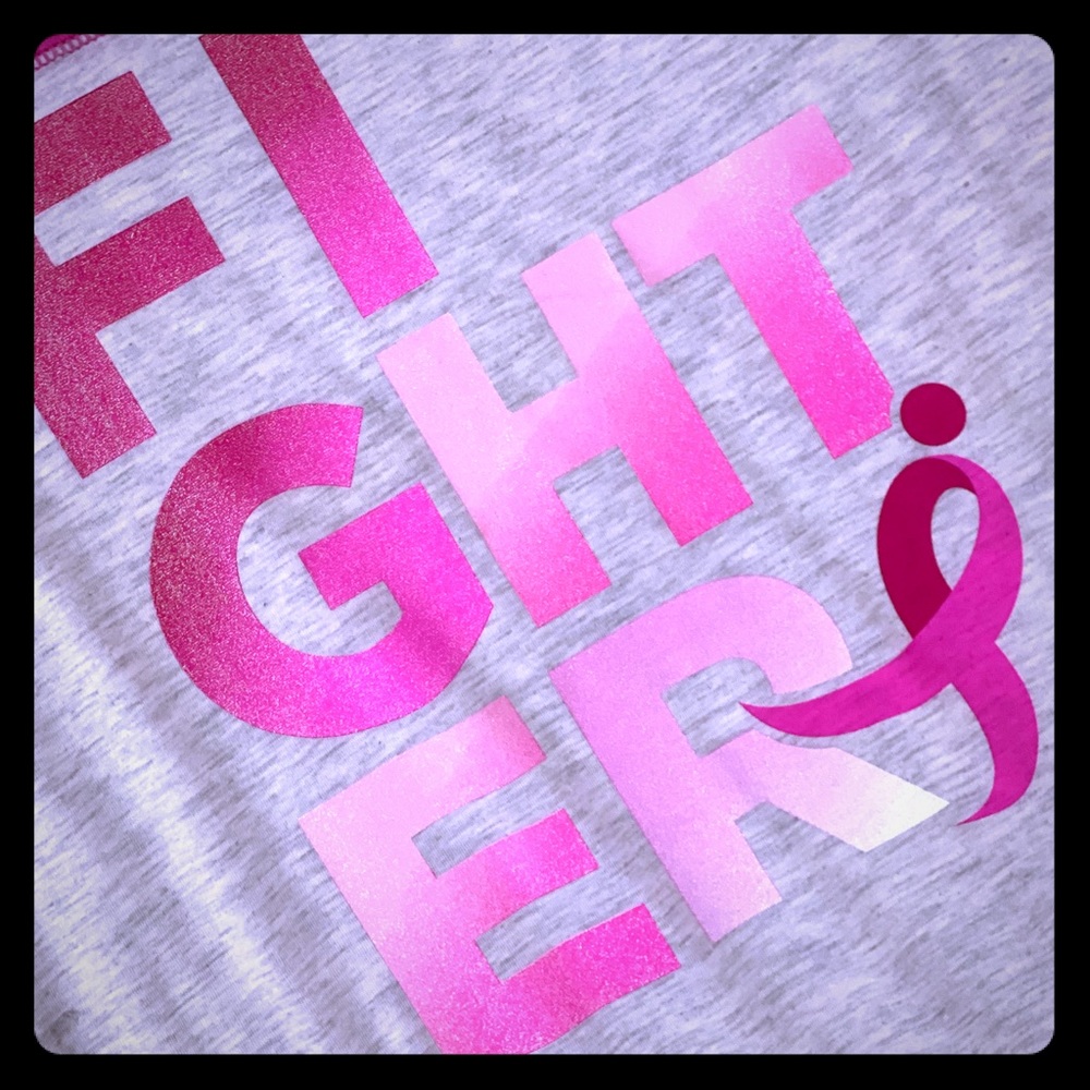 Breast cancer t-shirt in medium